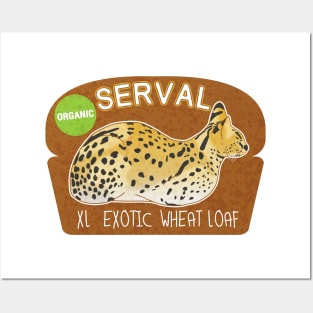 Serval Loaf Posters and Art